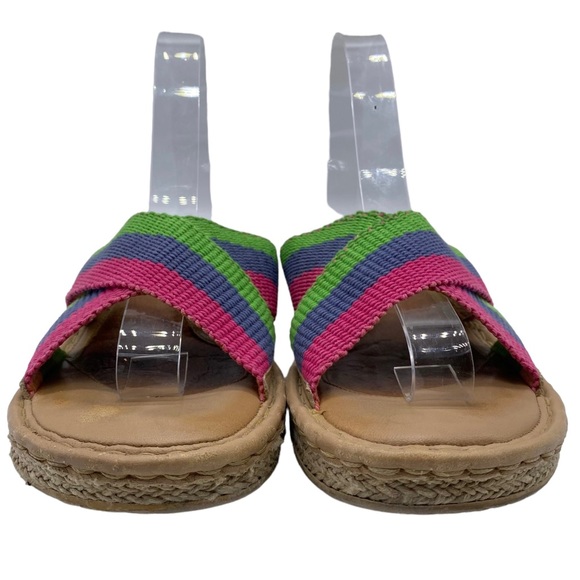 Born Sandals Drilles Espadrille Slide Sandal Cushioned Comfort Size 8 - Picture 7 of 14